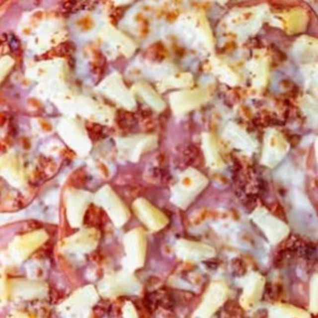 Gluten Free Hawaii Canadian Bacon & Pineapple Pizza (10").