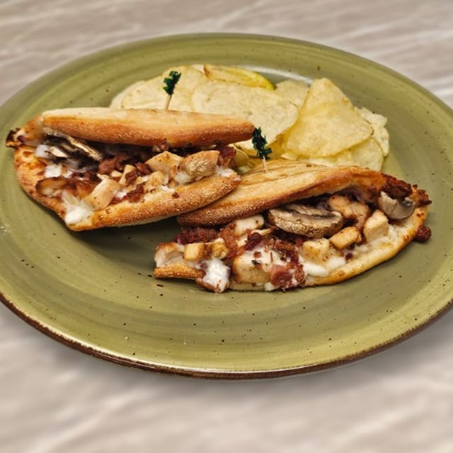 Chicken Club Melt Sandwich.