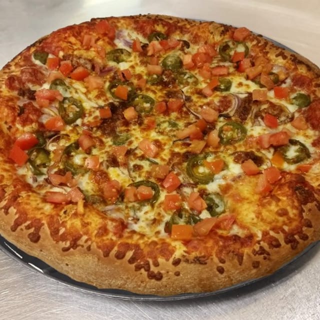 New Mexico Chorizo & Jalapeno Pizza.